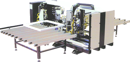 Оборудование для производства ПВХ окон - зачистной станок-автомат KABAN CD-4200 линии FA-1050
