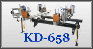 Оборудование для производства окон из ПВХ, MURAT KD-658 – четырёхголовочный станок для сварки оконных конструкций из ПВХ-профиля