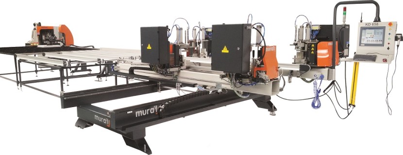 Оборудование для производства окон из ПВХ, автоматическая линия MURAT CNC-3