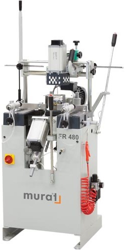 Оборудование для производства ПВХ-окон – станок MURAT FR-480 для фрезерования дренажных отверстий, отверстий под ручки и замок в оконном профиле