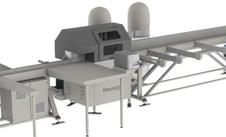 Оборудование для производства ПВХ-окон – станок-автомат MURAT SC-110 для резки оконного профиля
