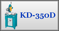 Оборудование для производства окон ПВХ: YILMAZ KD-350D — маятниковая пила с изменяемым углом резки, с подставкой (диаметр диска:350 мм)